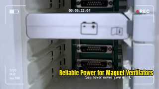 Maquet 6487180 Замена аккумулятора для вентиляторов с сервоприводом