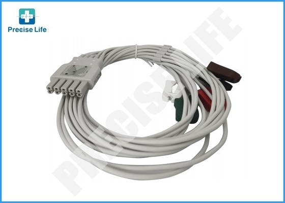 Drager MP03414 ECG Cable 5-lead Dual-pin Connector IEC2 Color Code 1.5m