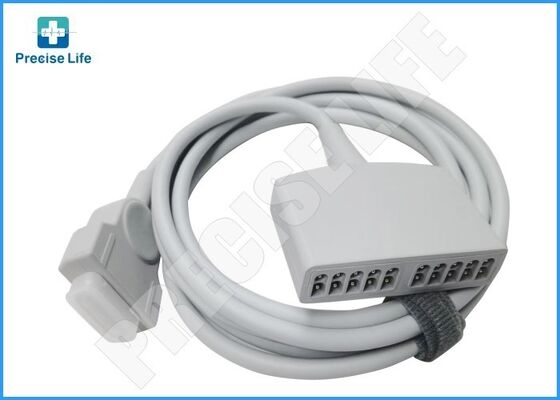GE 2104722-001 ECG trunk cable 10 lead IEC color code GE 22341808 ECG trunk cable